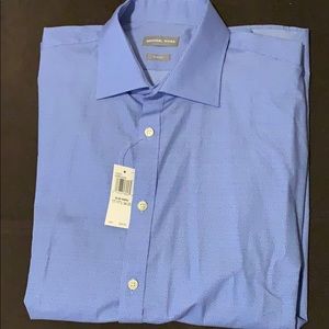 NWT Michael Kors Blue Dress Shirt